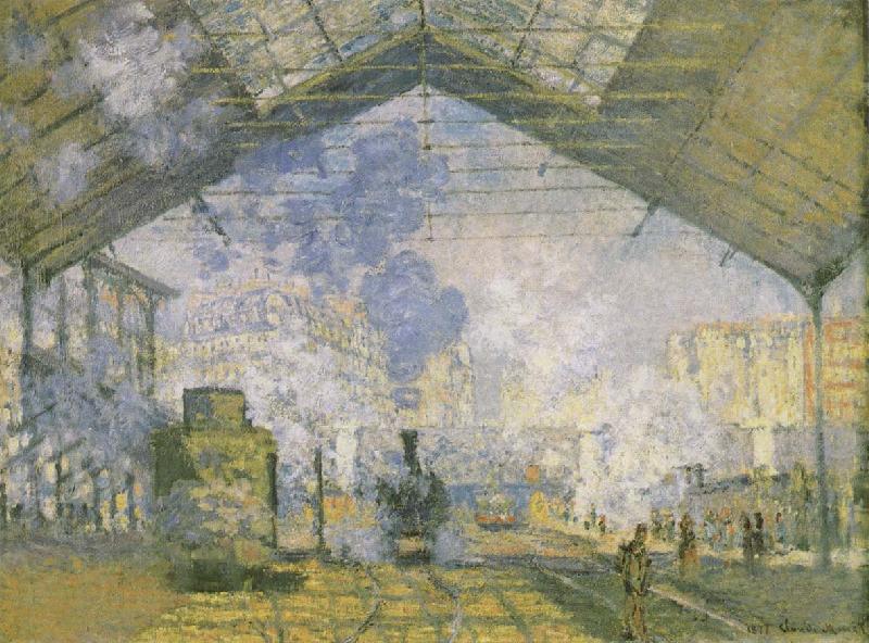 Claude Monet Saint Lazare train station